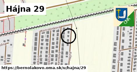 Hájna 29, Bernolákovo