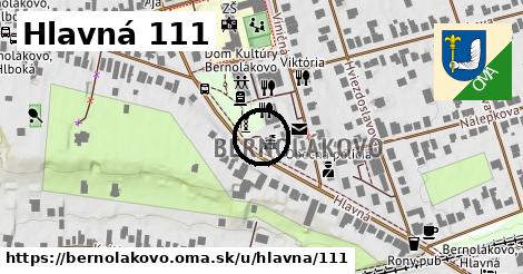 Hlavná 111, Bernolákovo