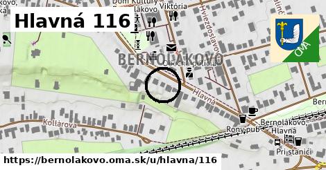 Hlavná 116, Bernolákovo