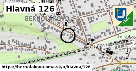 Hlavná 126, Bernolákovo