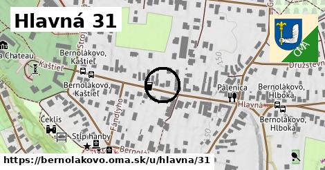 Hlavná 31, Bernolákovo