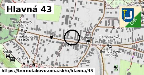 Hlavná 43, Bernolákovo