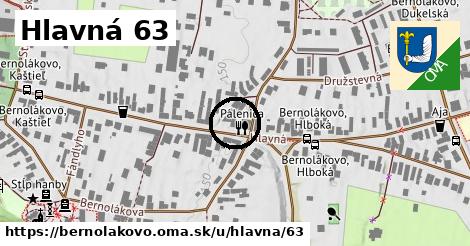 Hlavná 63, Bernolákovo