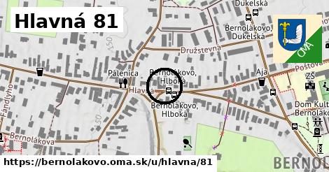 Hlavná 81, Bernolákovo