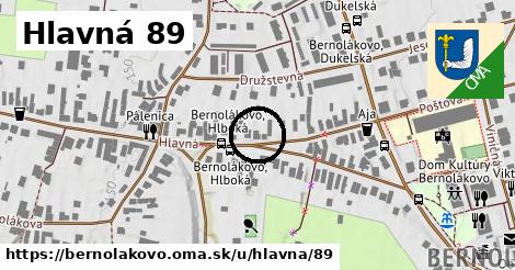 Hlavná 89, Bernolákovo