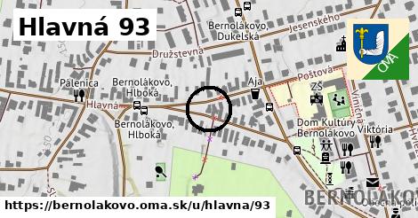 Hlavná 93, Bernolákovo