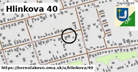 Hlinkova 40, Bernolákovo