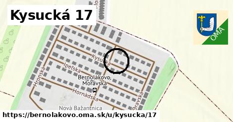 Kysucká 17, Bernolákovo