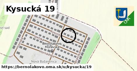 Kysucká 19, Bernolákovo