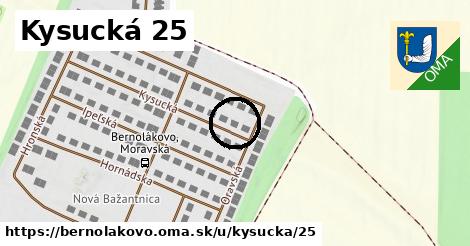 Kysucká 25, Bernolákovo