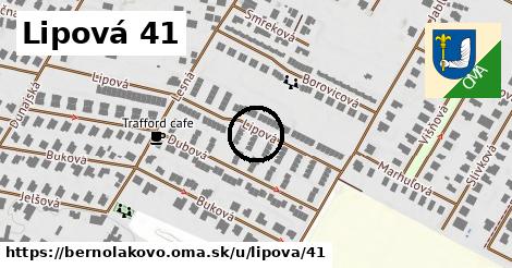 Lipová 41, Bernolákovo