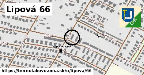 Lipová 66, Bernolákovo