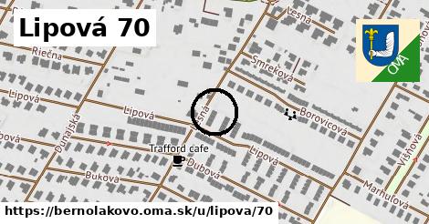 Lipová 70, Bernolákovo