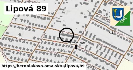 Lipová 89, Bernolákovo