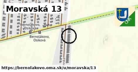 Moravská 13, Bernolákovo