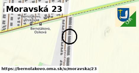 Moravská 23, Bernolákovo