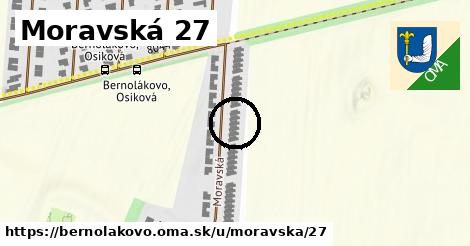 Moravská 27, Bernolákovo