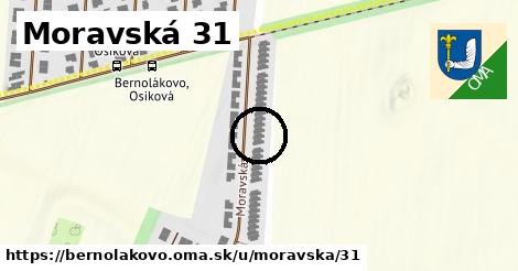 Moravská 31, Bernolákovo