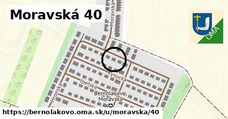 Moravská 40, Bernolákovo