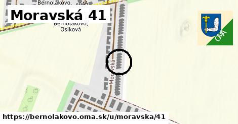 Moravská 41, Bernolákovo