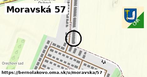 Moravská 57, Bernolákovo