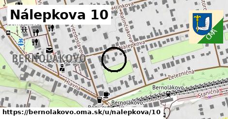 Nálepkova 10, Bernolákovo