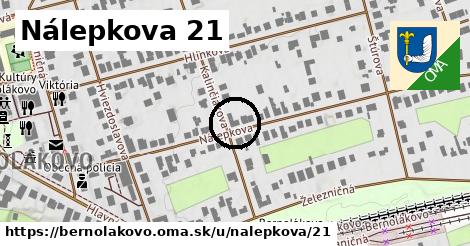 Nálepkova 21, Bernolákovo