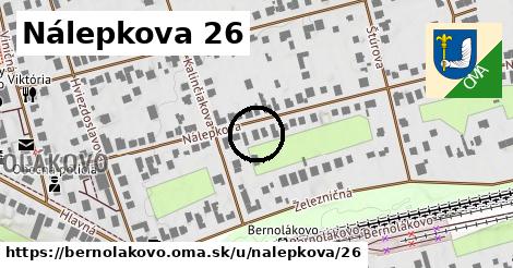 Nálepkova 26, Bernolákovo