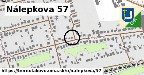 Nálepkova 57, Bernolákovo