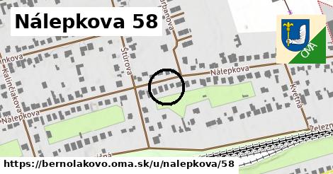 Nálepkova 58, Bernolákovo