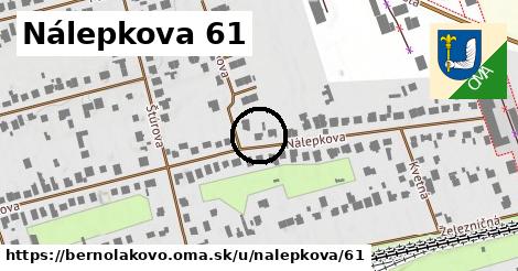 Nálepkova 61, Bernolákovo