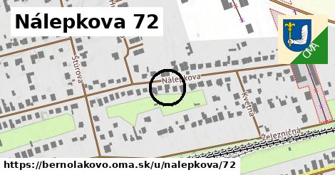 Nálepkova 72, Bernolákovo