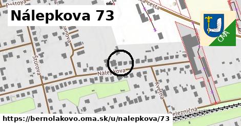 Nálepkova 73, Bernolákovo