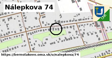 Nálepkova 74, Bernolákovo