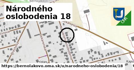 Národného oslobodenia 18, Bernolákovo