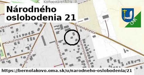 Národného oslobodenia 21, Bernolákovo