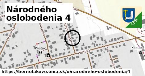 Národného oslobodenia 4, Bernolákovo