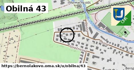 Obilná 43, Bernolákovo