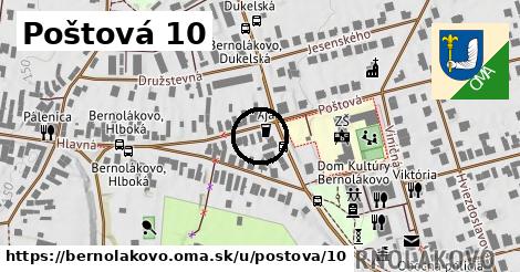 Poštová 10, Bernolákovo