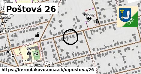 Poštová 26, Bernolákovo