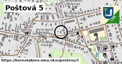 Poštová 5, Bernolákovo