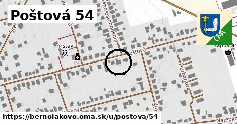 Poštová 54, Bernolákovo