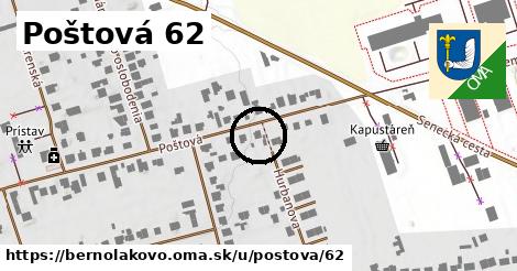 Poštová 62, Bernolákovo