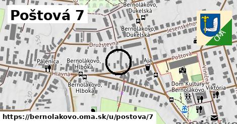 Poštová 7, Bernolákovo