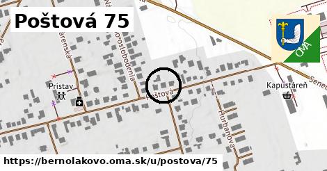 Poštová 75, Bernolákovo