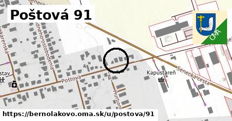 Poštová 91, Bernolákovo