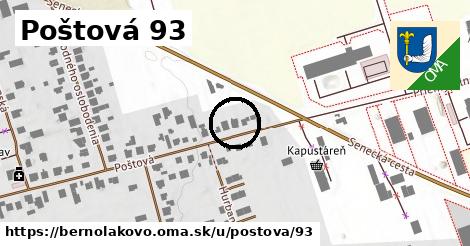 Poštová 93, Bernolákovo