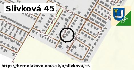 Slivková 45, Bernolákovo