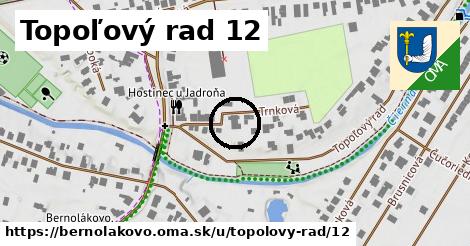 Topoľový rad 12, Bernolákovo