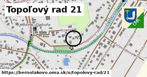 Topoľový rad 21, Bernolákovo